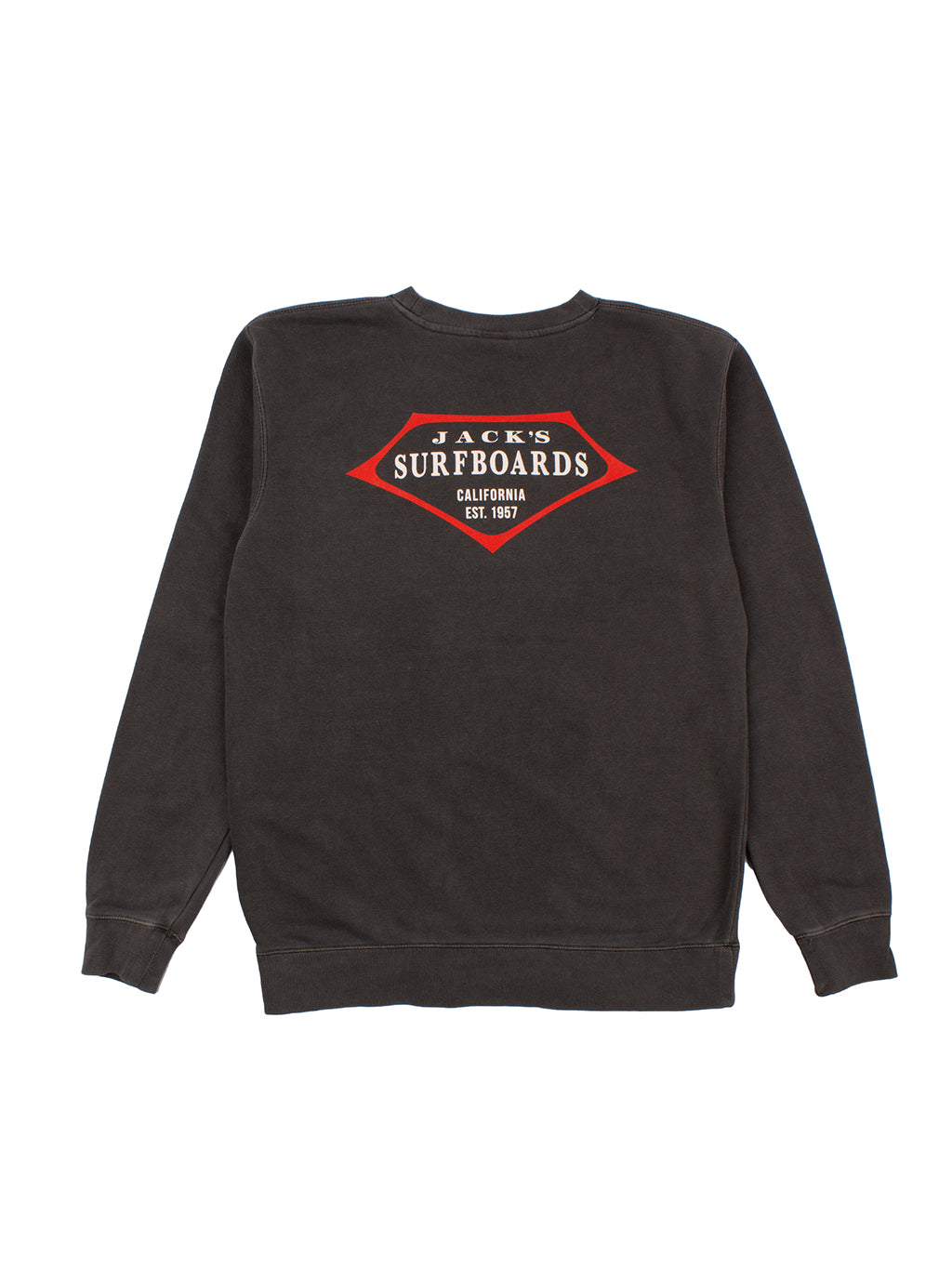 Retro Lam Pigment Crewneck Sweatshirt-Black