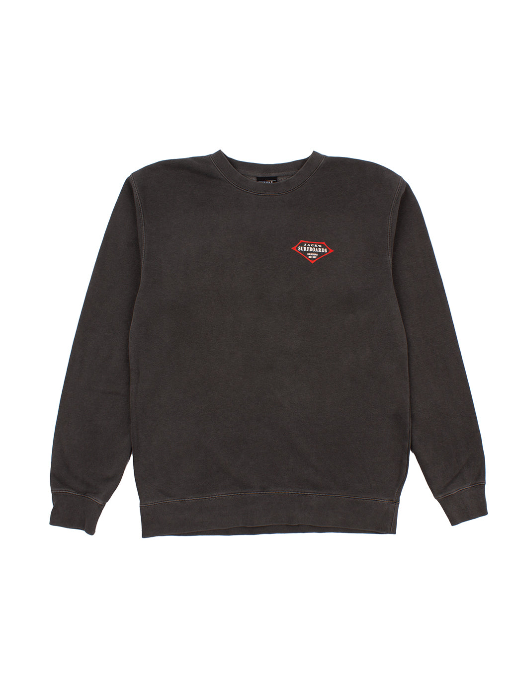 Retro Lam Pigment Crewneck Sweatshirt-Black