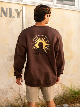 Revive Crewneck Sweatshirt - Brown