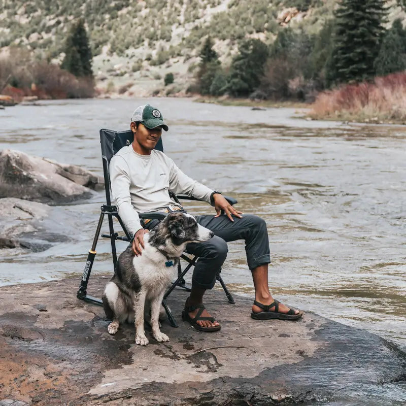 GCI Outdoor RoadTrip Rocker™ Chair - Indigo