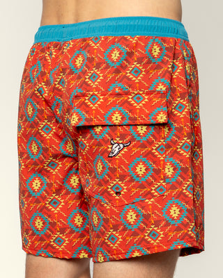 Roper 15" Volley Short - Rust