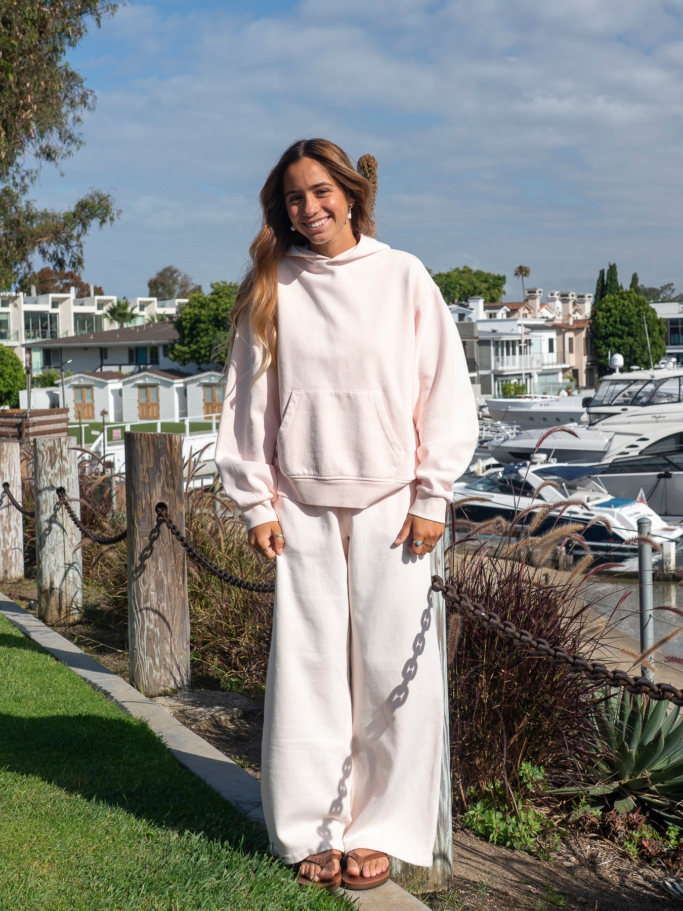 Jack's Surfboards Women's Rose Firework Pullover Hoodie - Chalk Pink