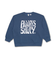 Morning Hike Crewneck - Sargasso Sea Always Salty