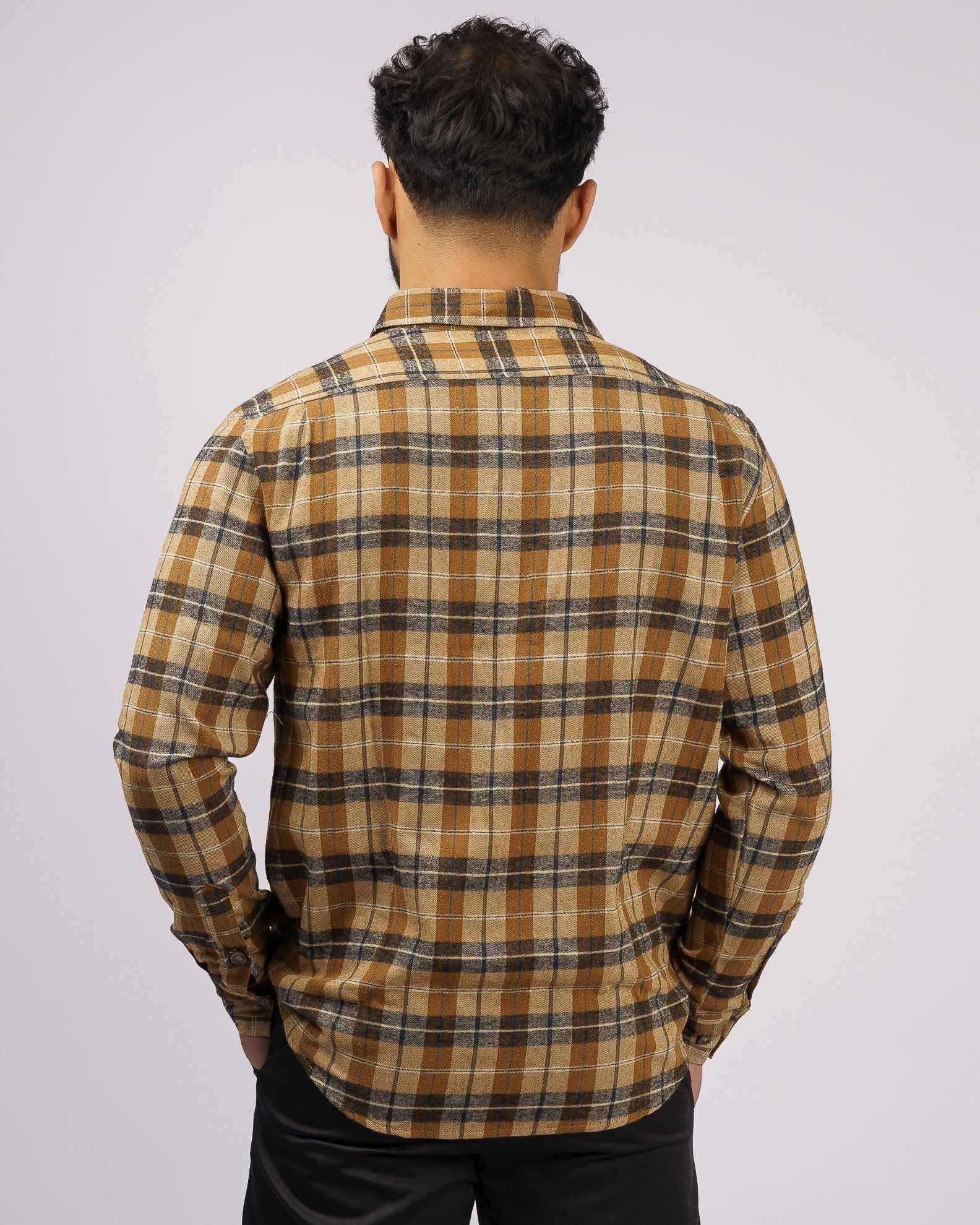 Ruffin L/S Flannel - Gold 