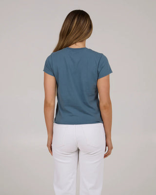 Salty Crew A Frame Modern Short Sleeve T-Shirt - Fin Blue
