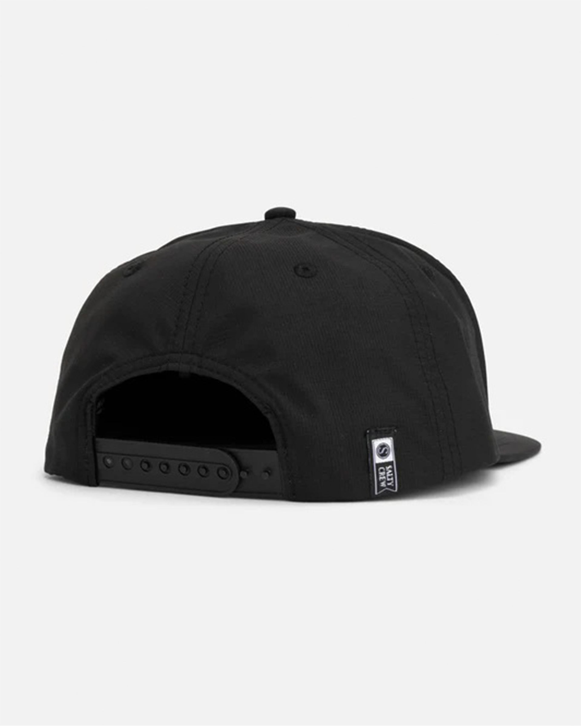 Salty Crew Apex 5 Panel Hat - Black
