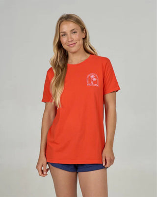 Salty Crew Women's Archway Boyfriend Short Sleeve T-Shirt - Chili Pepper