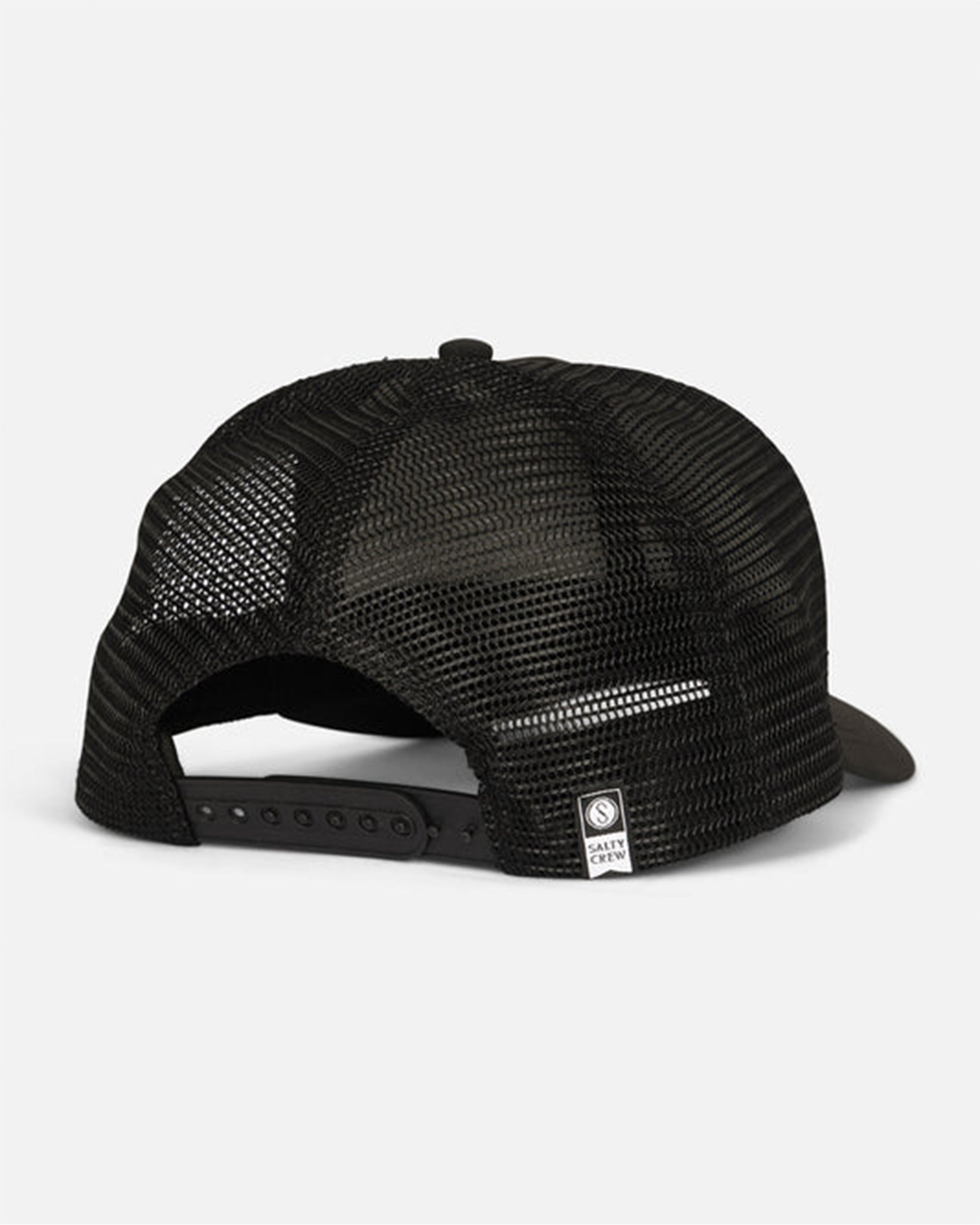 Salty Crew Baited Retro Trucker Hat - Black