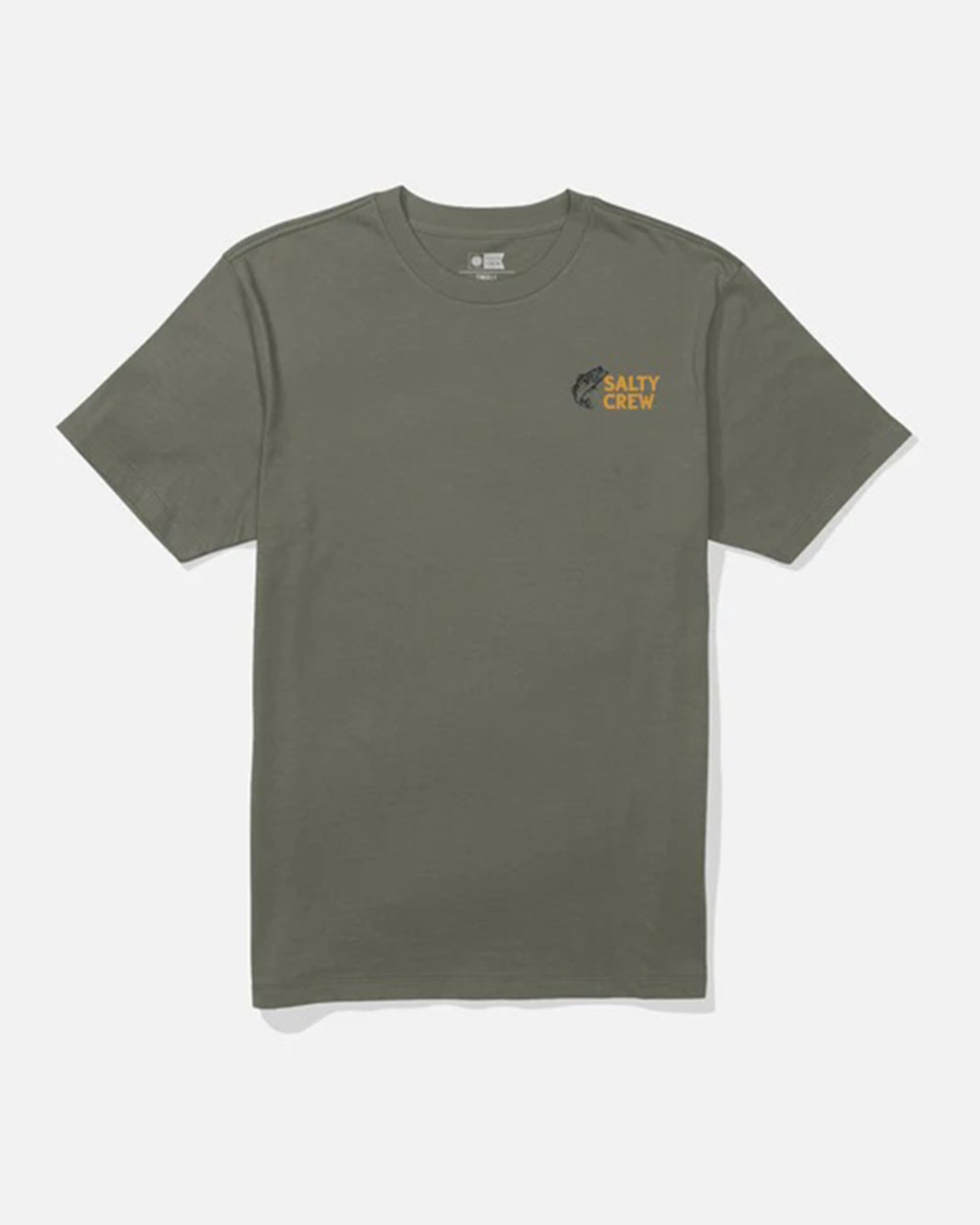 Salty Crew Bait Shop Short Sleeve T-Shirt - Dusty Olive