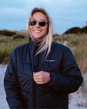 Salty Crew Women's Barrier Puffer Jacket - Black