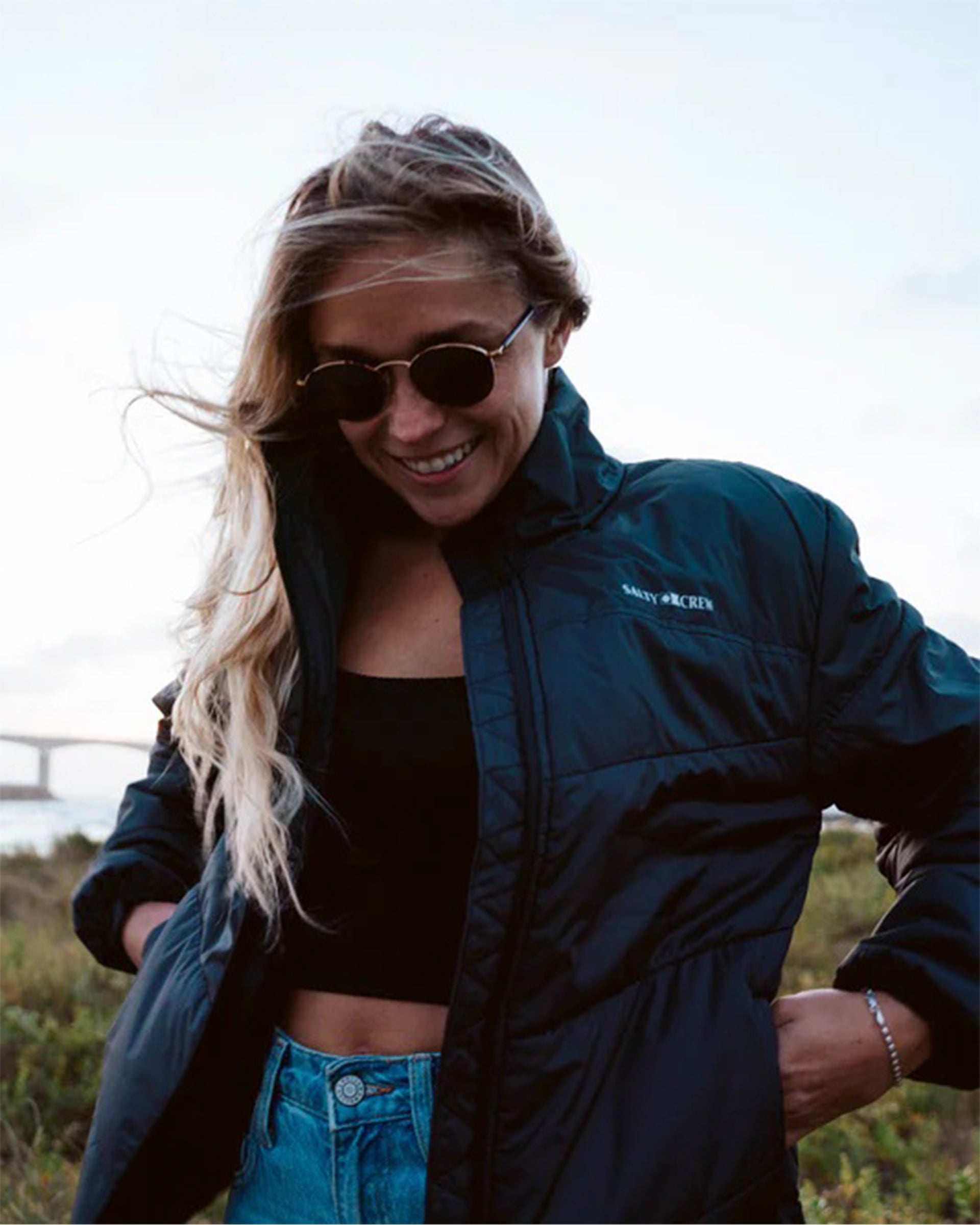 Salty Crew Women's Barrier Puffer Jacket - Black