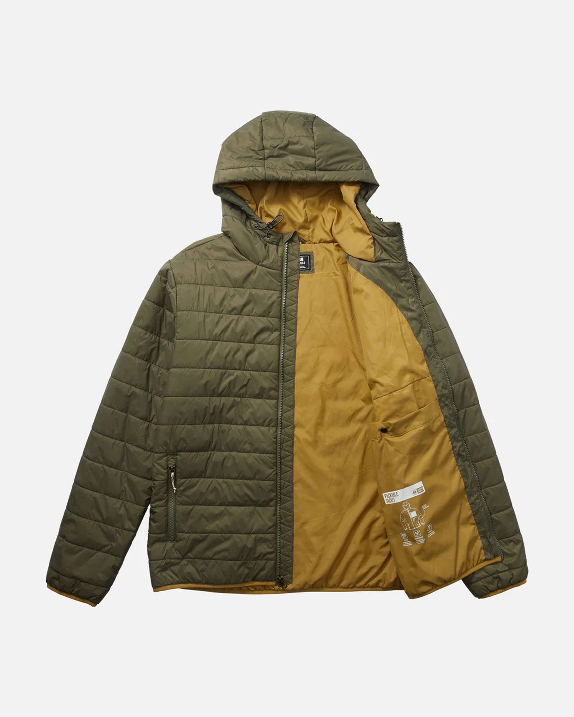 Salty Crew Barrier 2.0 Puff Jacket - Olive