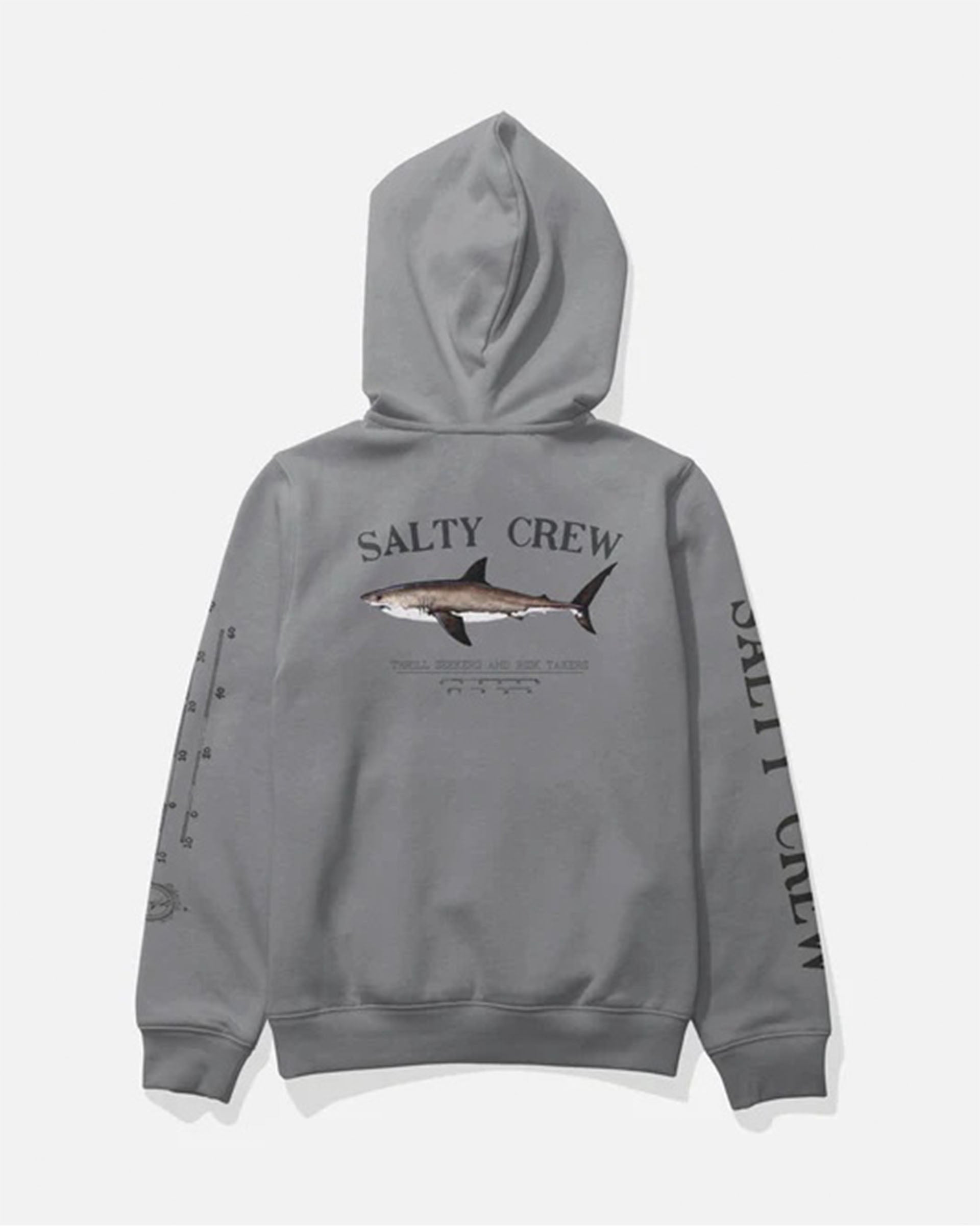 Salty Crew Boy's Bruce Pullover Fleece Hoodie - Shark Skin