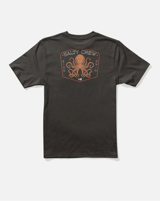 Salty Crew Boy's Tako Club Short Sleeve T-Shirt - Black