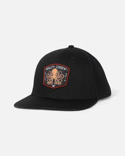Salty Crew Boy's Tako Club Snapback Hat - Black