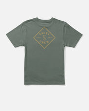 Salty Crew Boy's Tippet Short Sleeve T-Shirt - Laurel Wreath