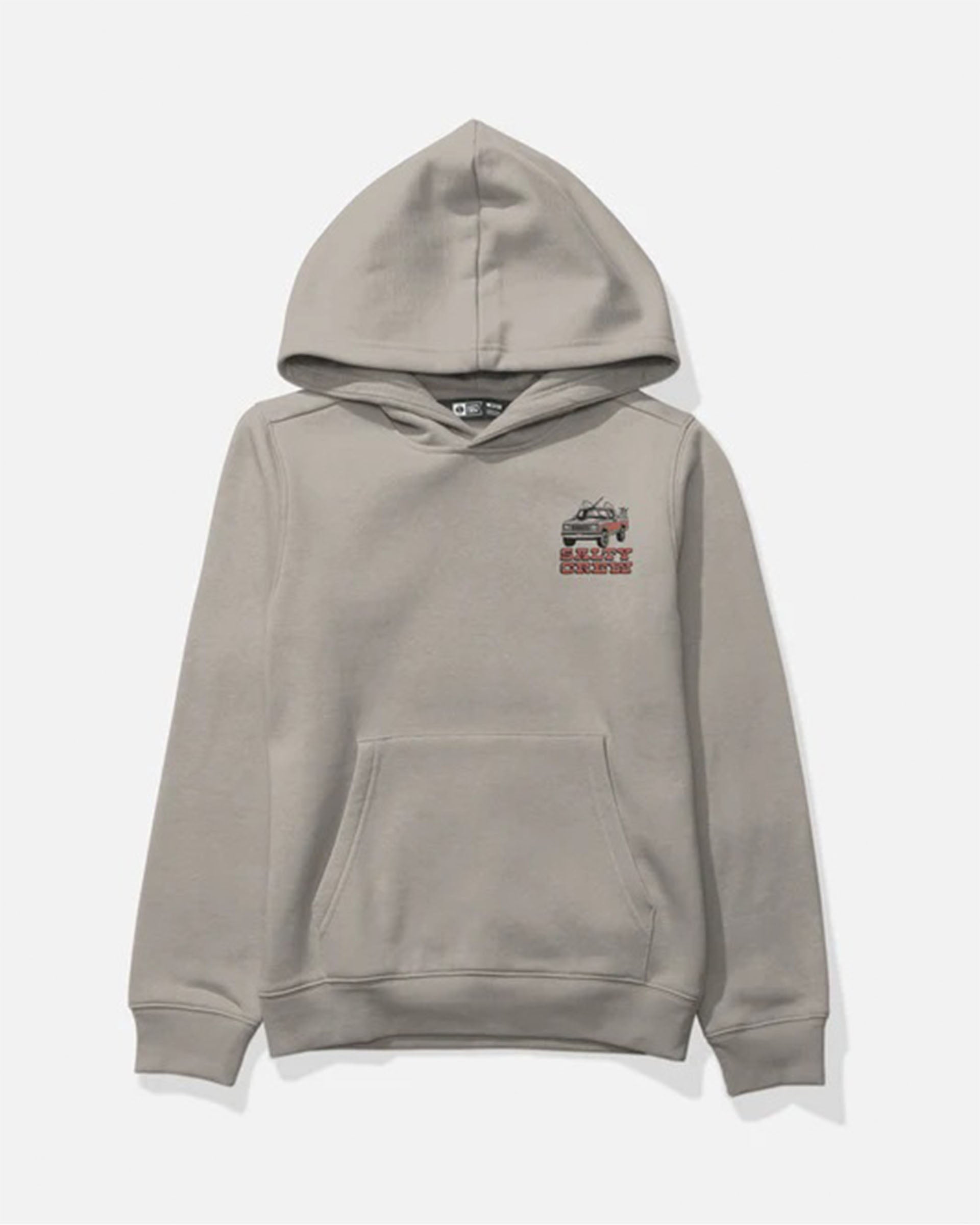 Salty Crew Boy's Truck Stop Fleece Hoodie - Stone
