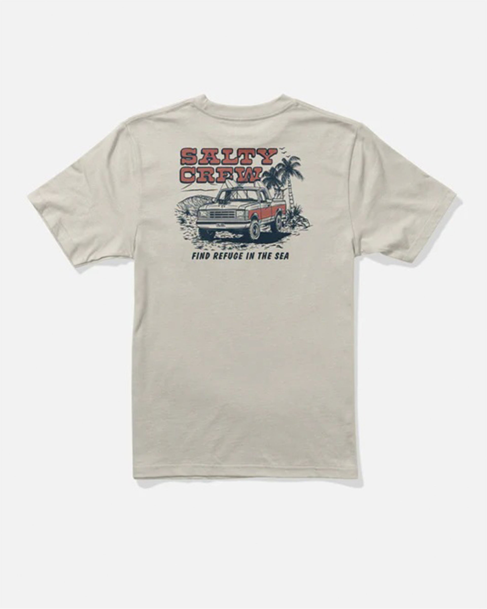 Salty Crew Boy's Truck Stop Short Sleeve T-Shirt - Bone