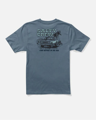 Salty Crew Boy's Truck Stop Short Sleeve T-Shirt - Slate