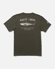 Salty Crew Bruce Premium Short Sleeve T-Shirt - Dusty Olive