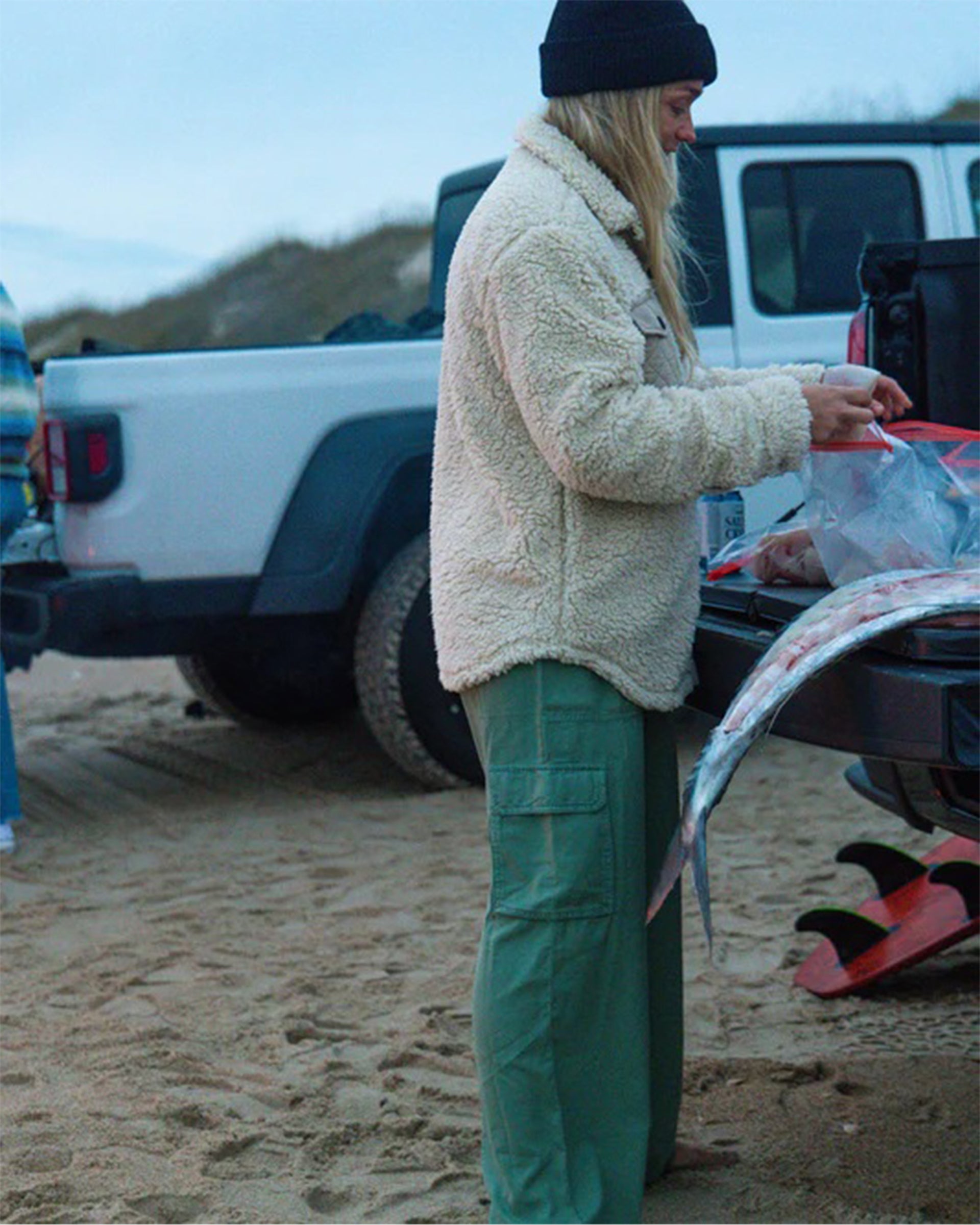 Salty Crew Women's Calm Seas Shacket - Natural