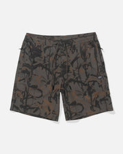 Salty Crew Crew 18" Ewaist Boatshort - Dark Kelp Camo
