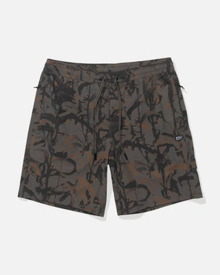 Salty Crew Crew 18" Ewaist Boatshort - Dark Kelp Camo