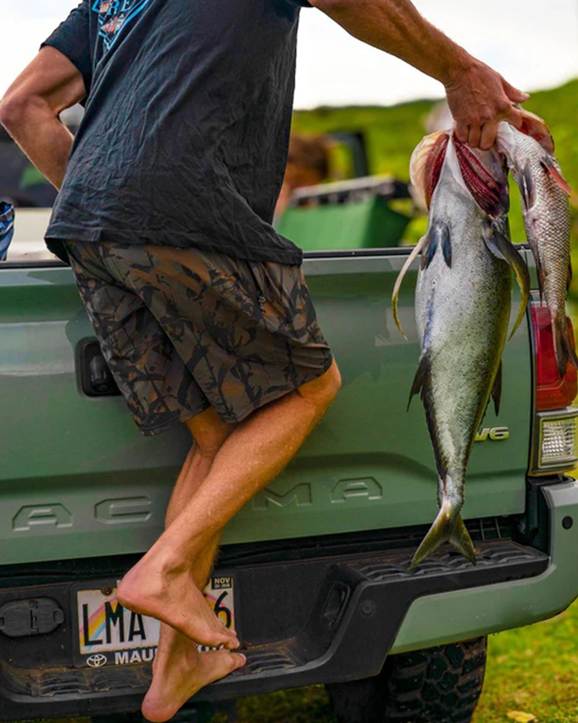 Salty Crew Crew 18" Ewaist Boatshort - Dark Kelp Camo