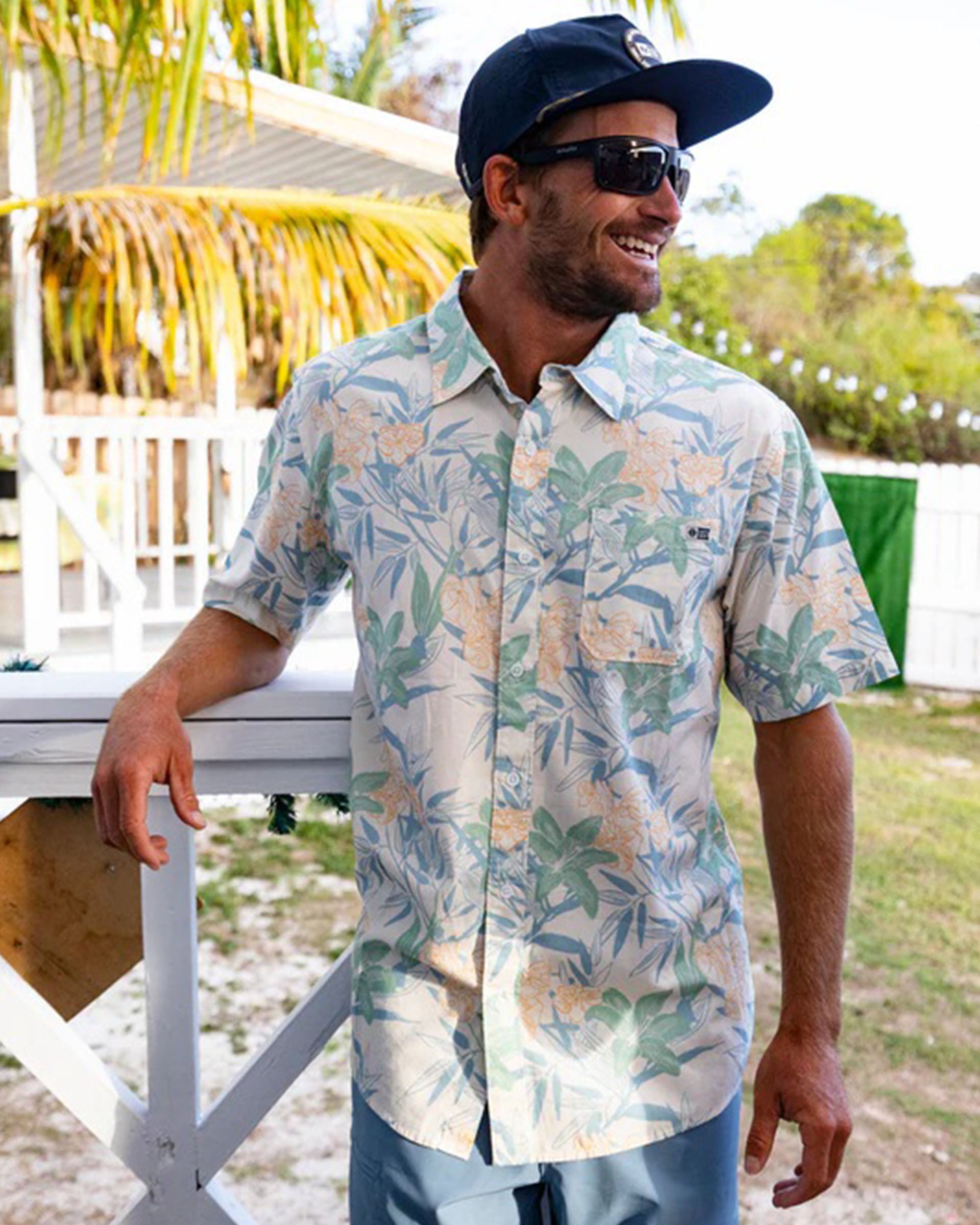 Salty Crew Crew Button Up Shirt - Off White