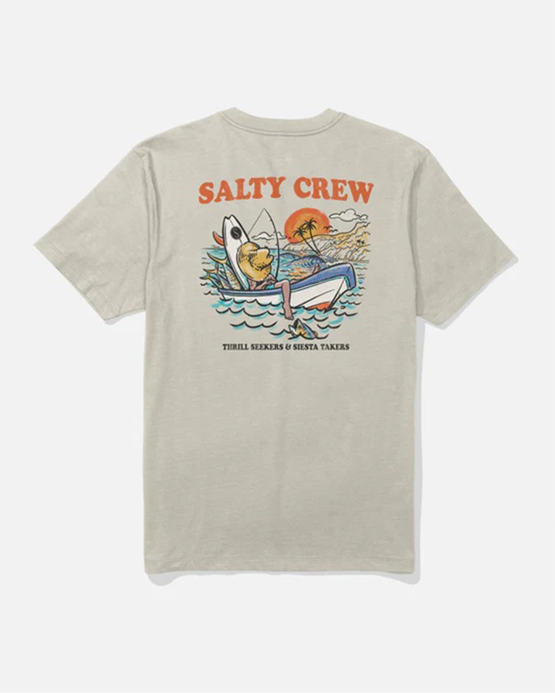 Salty Crew Down Time Short Sleeve T-Shirt - Bone