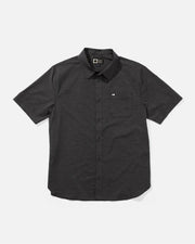 Salty Crew Drifter UV Button Up Short Sleeve Shirt - Black