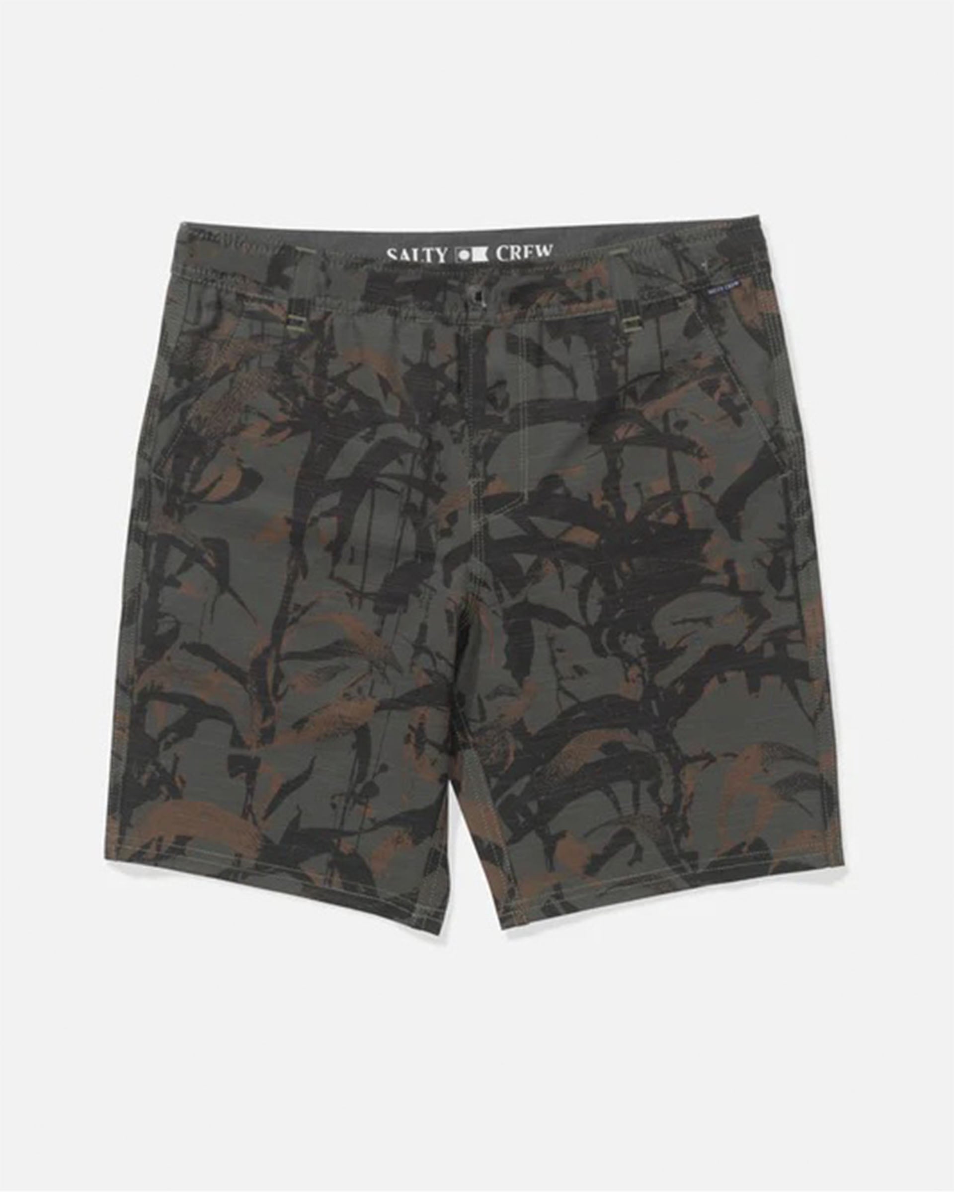 Salty Crew Drifter 19" Slub Hybrid Short - Kelp Camo