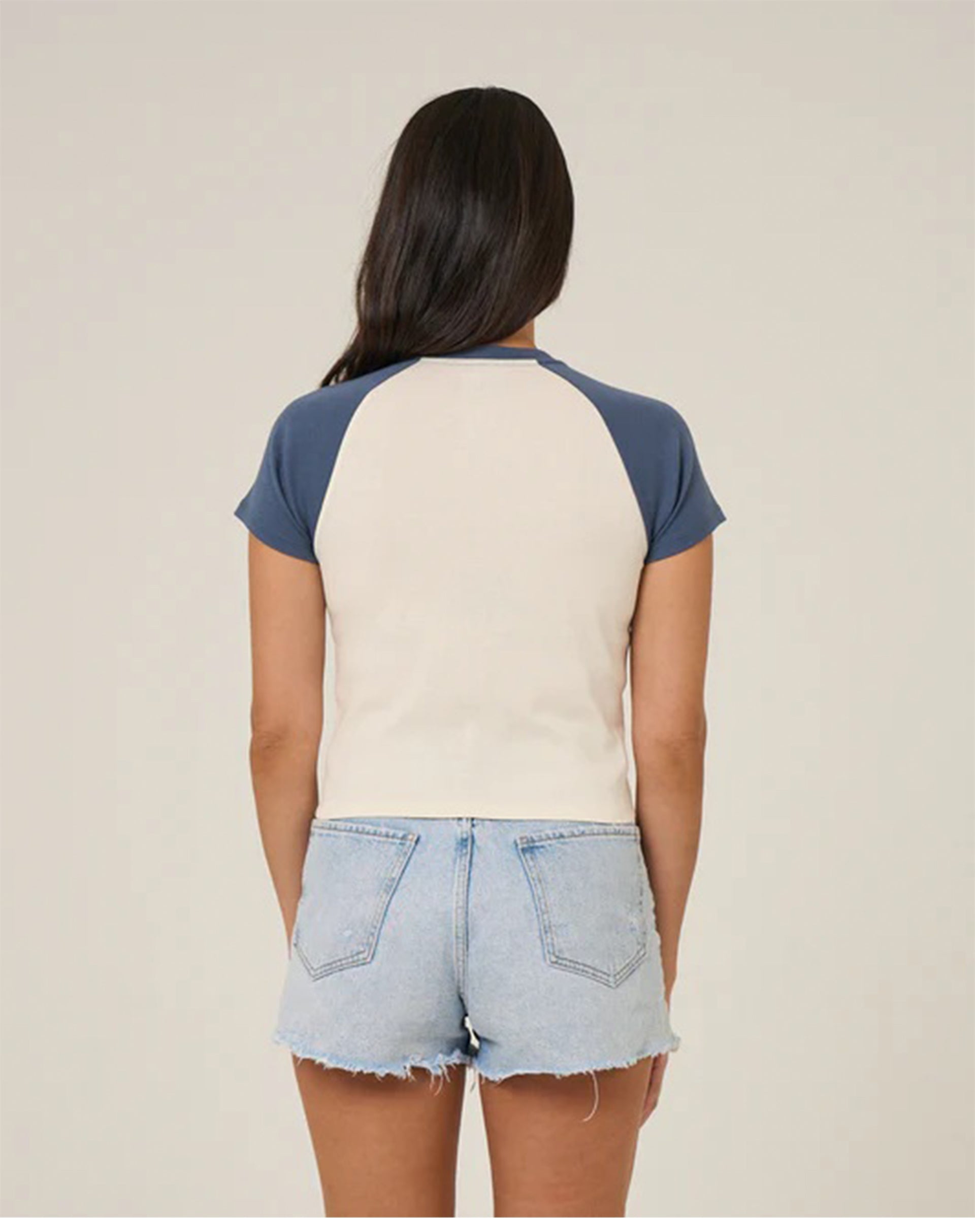 Salty Crew Women's Drive To The Sea Raglan T-Shirt - Indigo
