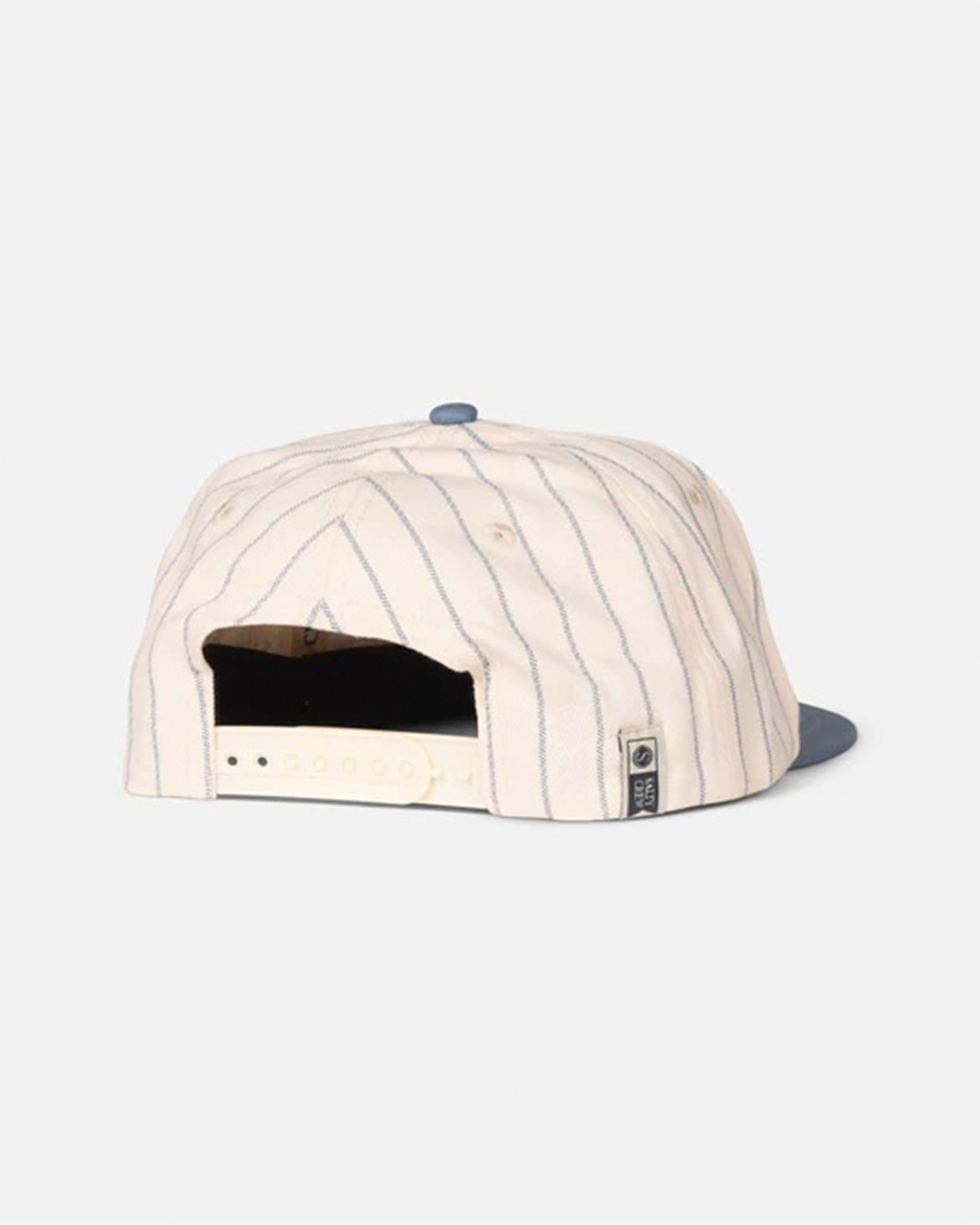 Salty Crew Fish Market Snapback Hat - Off White/Slate