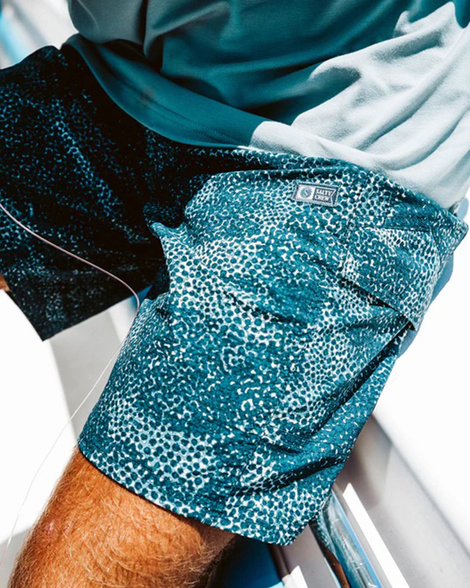 Salty Crew Flagship 20" Boatshort - Oceanic