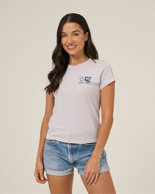 Salty Crew Women's Flagship Fill Modern Short Sleeve T-Shirt - Lilac Fog