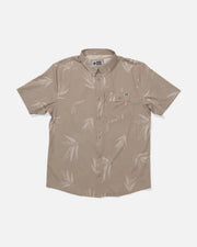 Salty Crew Flagship UV Button Up Shirt - Dark Khaki