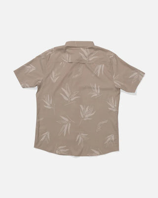 Salty Crew Flagship UV Button Up Shirt - Dark Khaki