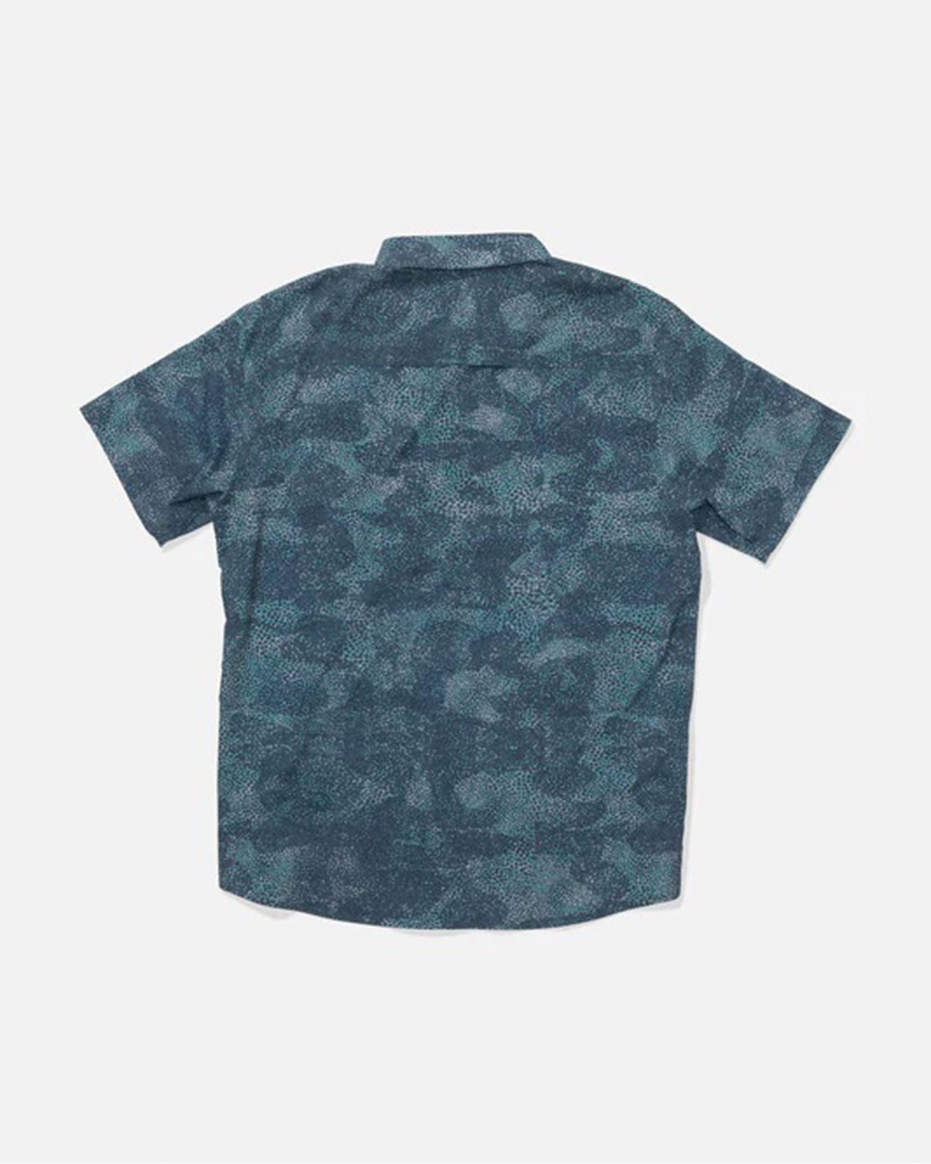 Salty Crew Flagship UV Button Up Shirt - Dark Navy