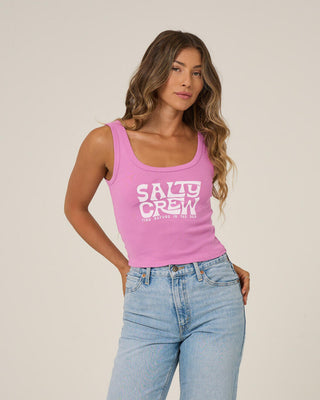 Salty Crew Women's Freestyle Tank Top - Violet