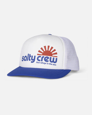 Fun In The Sun Trucker Hat - Off White/Bold Blue