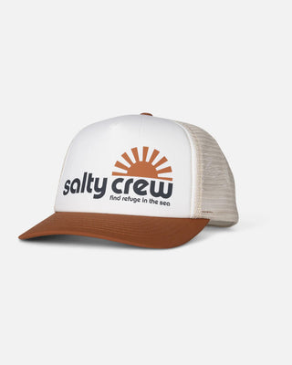 Salty Crew Women's Fun In The Sun Trucker Hat - Off White/Sierra