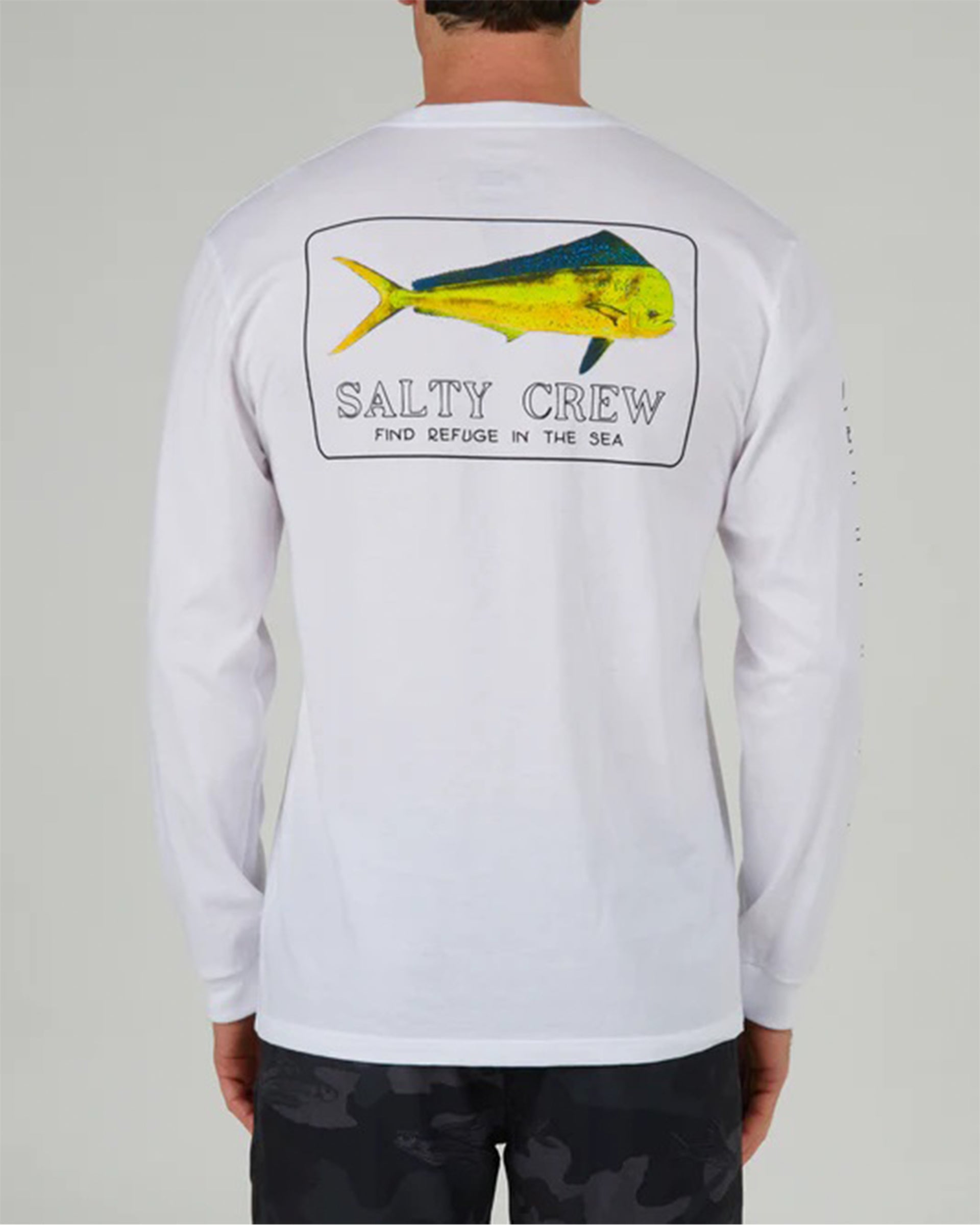 Salty Crew Golden Mahi L/S Shirt- White