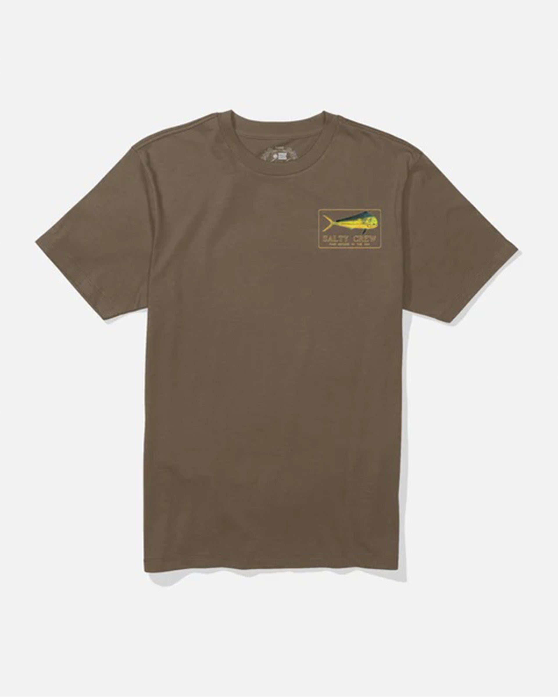 Salty Crew Men's Golden Mahi Short Sleeve Premium Tee - Teak