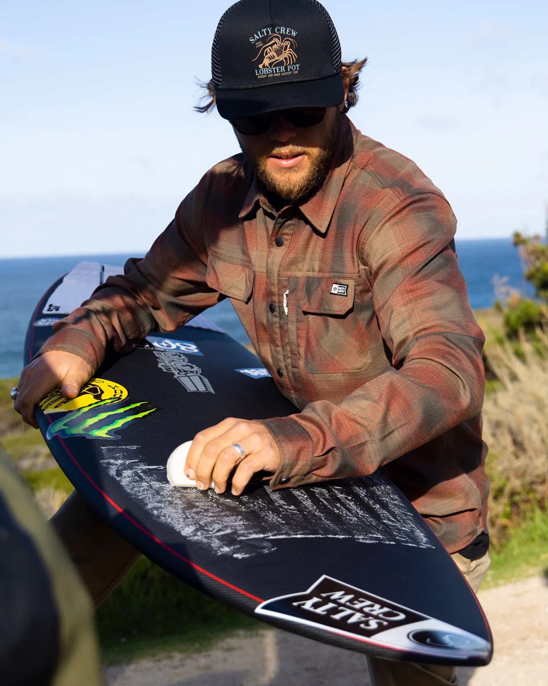 Salty Crew Good Times Trucker Hat - Black