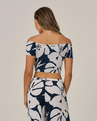 Salty Crew Women's Graphic Bloom Top - Dark Navy