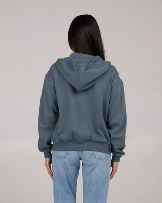 Salty Crew Women's In The Rays Zip Fleece Hoodie - Fin Blue