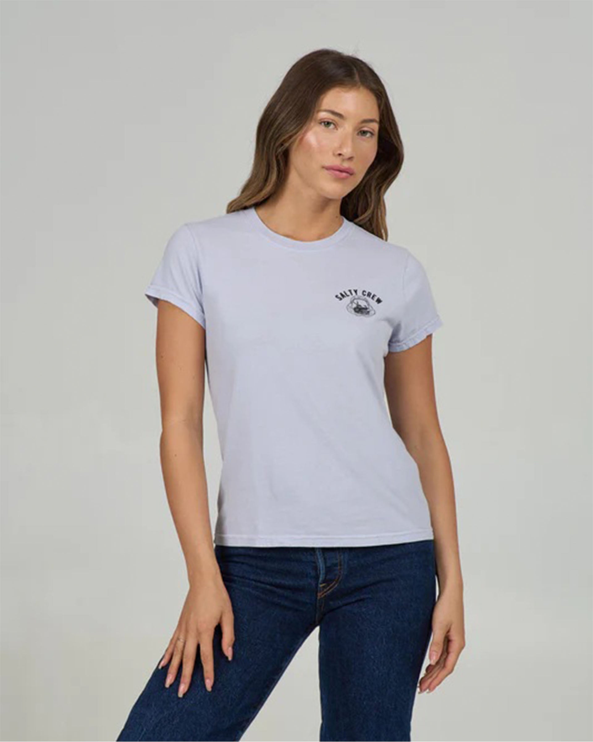 Salty Crew Jawbone Modern Short Sleeve T-Shirt - Fog