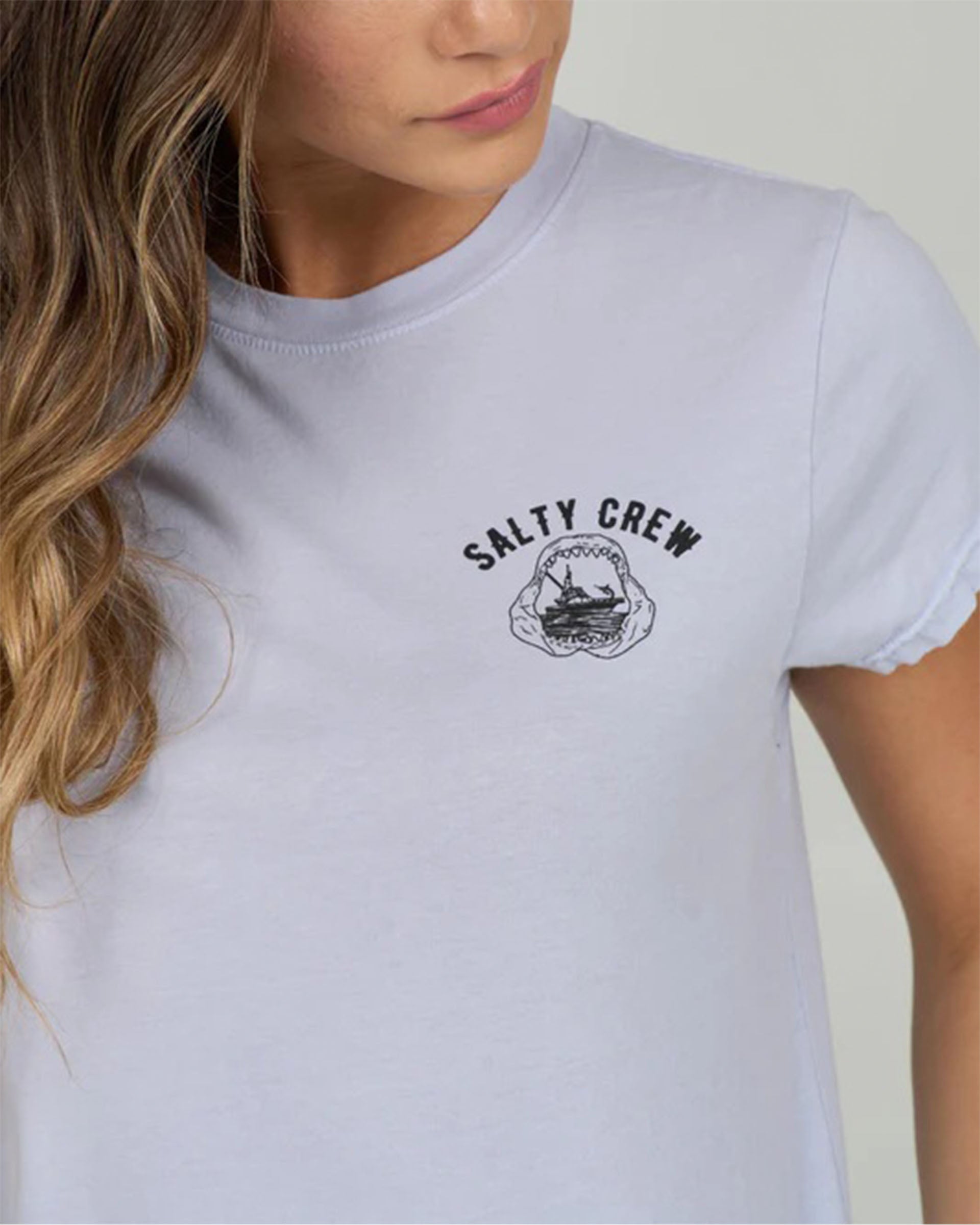 Salty Crew Jawbone Modern Short Sleeve T-Shirt - Fog