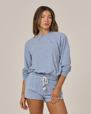 Women's Leeward Crew - Blue Heather